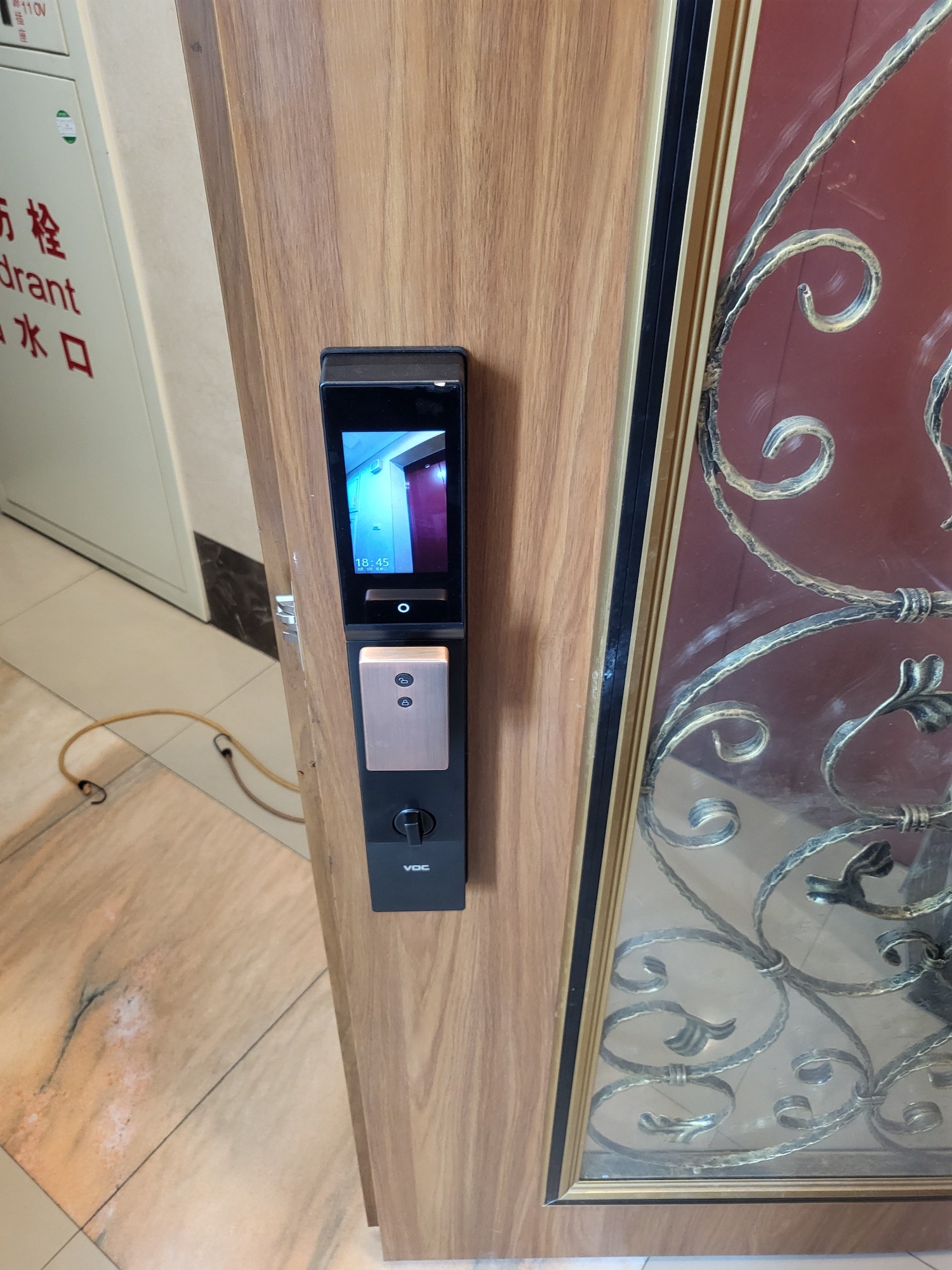 板橋 電子鎖 安裝 案例 VOC E303 安裝案例 2