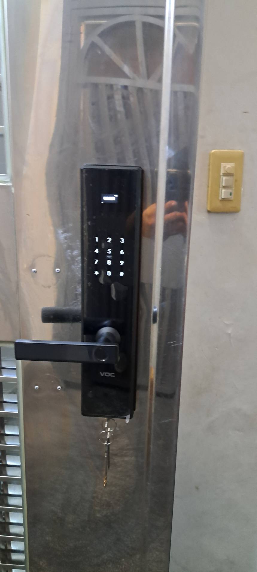 三重舊公寓安裝電子鎖實例